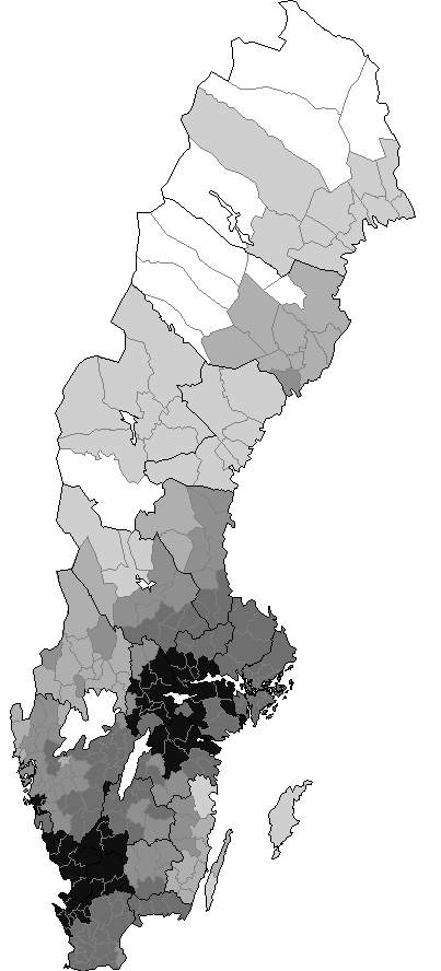 Figur 1 Antal kursplatser inom pendlingsavstånd under 2008 och 2009 2008 2009 Ansökningsförfarandet Den gällande förordningen reglerar inte hur ansökningsförfarandet ska gå