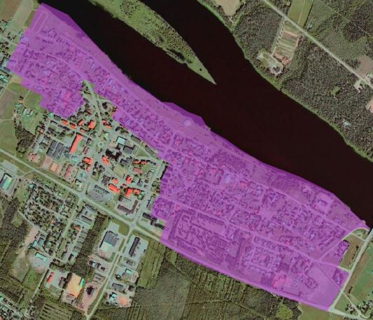 Den fördjupade översiktsplanen för Pajala centralort föreslår förbättrad tillgänglighet till området genom bland annat anläggande av ett gångoch cykelstråk genom området.