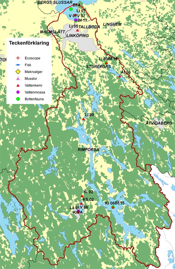 MOTALA STRÖM ALcontrol Resultat Delområde 5b Delområde 5b Nedre Stångån Stångån rinner upp i trakterna av Vimmerby.