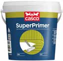 Primer Primer SuperPrimer Produktinformation: SuperPrimer används för att förbättra vidhäftningen innan avjämning, spackling och montering av keramik på täta och glatta underlag.