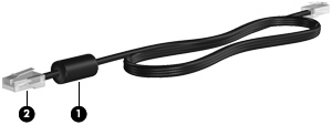 Ansluta datorn till ett lokalt nätverk (LAN) För anslutning till ett lokalt nätverk (LAN) måste du ha en nätverkskabel med RJ-45-kontakt med 8 stift (köps separat).