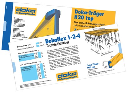 Dokaflex 1-2-4 också för valvtjocklekar över 30 cm Bara ett system på byggplatsen För valvtjocklekar upptill 30 cm behövs inga mätningar.