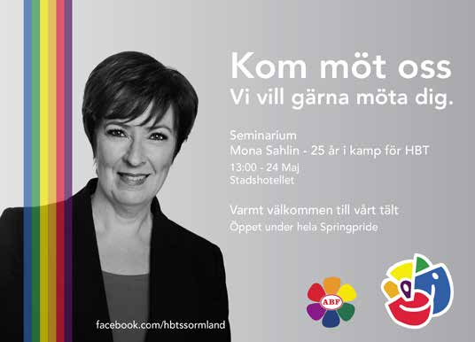 Gud är kärlek 1 Joh 4:8 Vi möts på Springpride! Fullständigt program hittar du på svenskakyrkan.se/eskilstuna all love is equal.