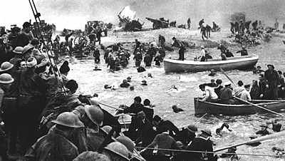 Undret vid Dunkerque (Dunkirk). I maj 1940 när Tyskland anfaller Frankrike så finns en stor del av brittiska armén i Frankrike.