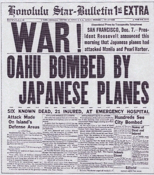 Japan trodde att denna attack skulle göra att Japan kunde styra över Stilla Havet (The Pacific).