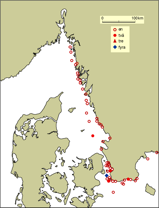 Som figur 3, södra Östersjön.