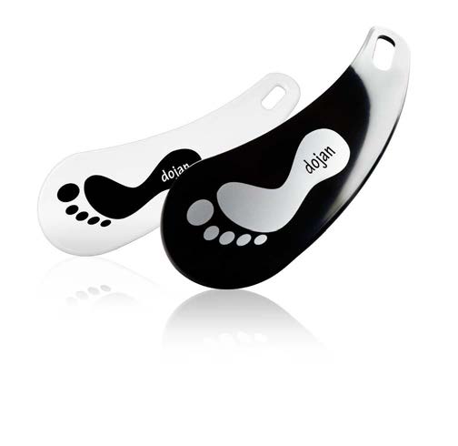 Ett ergonomiskt utformat skohorn behöver alla! Tillverkad i tålig plast. Mått: Längd: 130 mm. Max tryckyta: 60 x 20/12 mm.