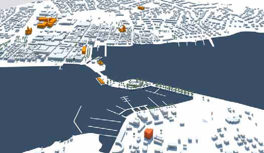 STRUKTUR Bebyggelse Stad med två stadskärnor Att Västervik ursprungligen hade två stadskärnor kan idag avläsas av att gatunätet i öst-västlig riktning inte är helt parallellt.