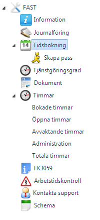 Meny för Kund Meny för Assistenter 1. Information Här kommer Informationssidor publiceras från Passal.