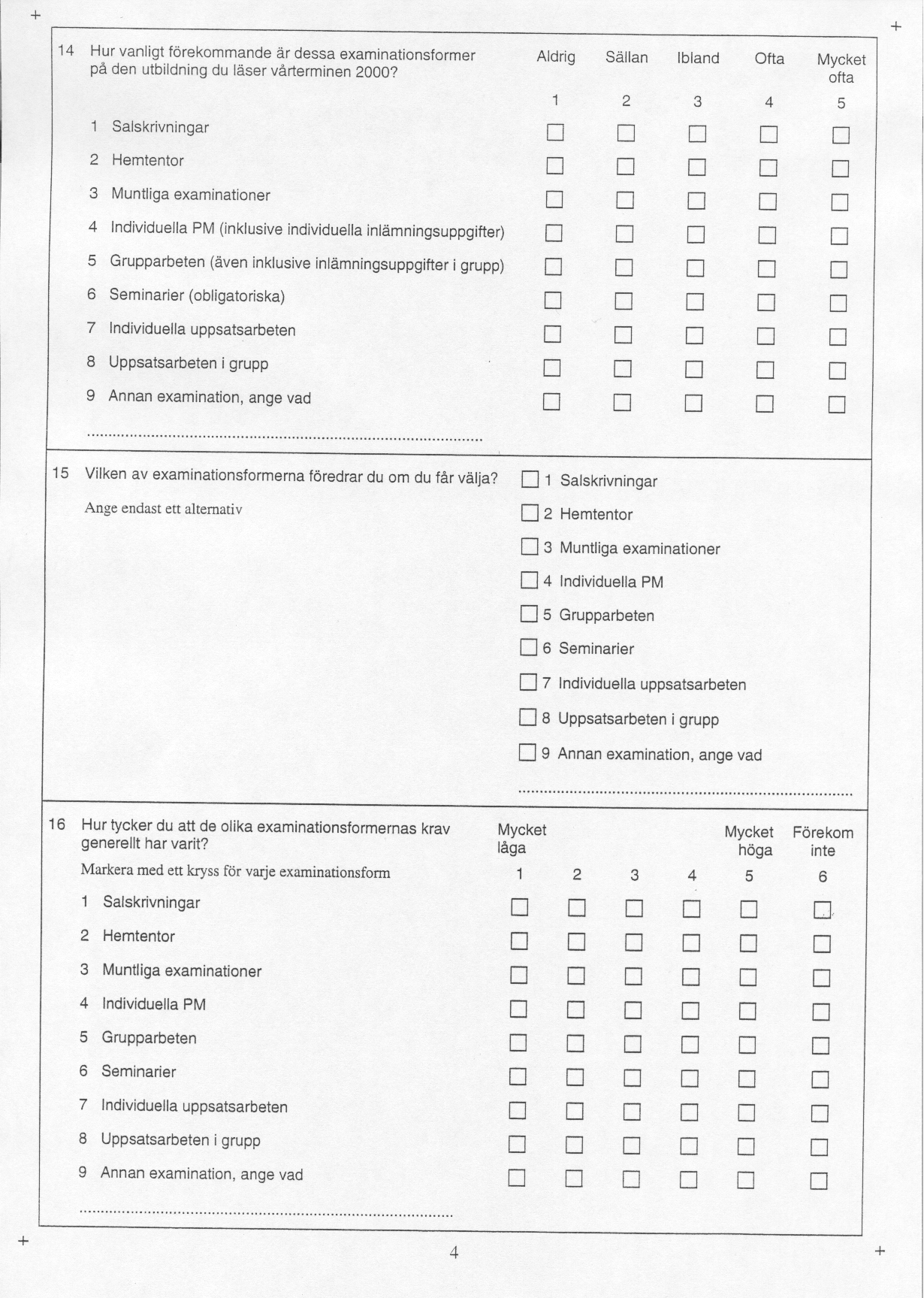 Umeå universitet Högskoleverkets rapportserie 1998:38 R Rättssäker examination en tillsynsrapport Högskoleverkets rapportserie 1998:39 R Doktorander från länder utanför Norden och Europeiska unionen