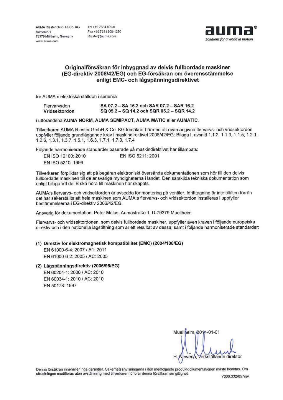 Certifikat SA 07.2 SA 16
