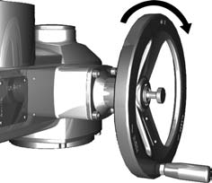 Manövrering SA 07.2 SA 16.2/SAR 07.2 SAR 16.2 Styrenhet: Elektronisk (MWG) 6. Manövrering Ventilskador vid felaktig grundinställning!