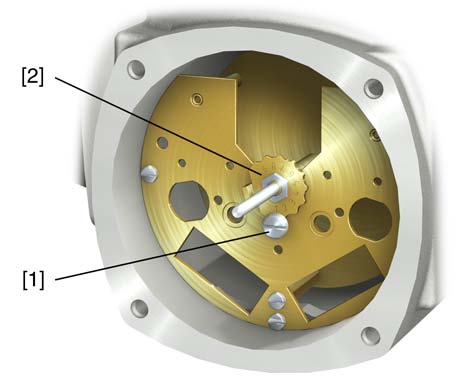 Idrifttagning (grundinställningar) SA 07.2 SA 16.2/SAR 07.2 SAR 16.2 Styrenhet: Elektronisk (MWG) 5. Skruva fast skruven [1]. 6. Återmontera indikeringsskivan på axeln. 7.