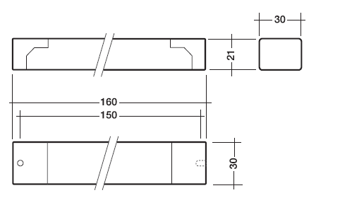 luxcontrol smartdim Digital styrmodul till PCA/TE one4all/pcd smartdim SM lp Styrning med dagsljussensor/tryckknapp/rörelsedetektor Digital DSI-styrmodul för styrning av upp till 25 digitala