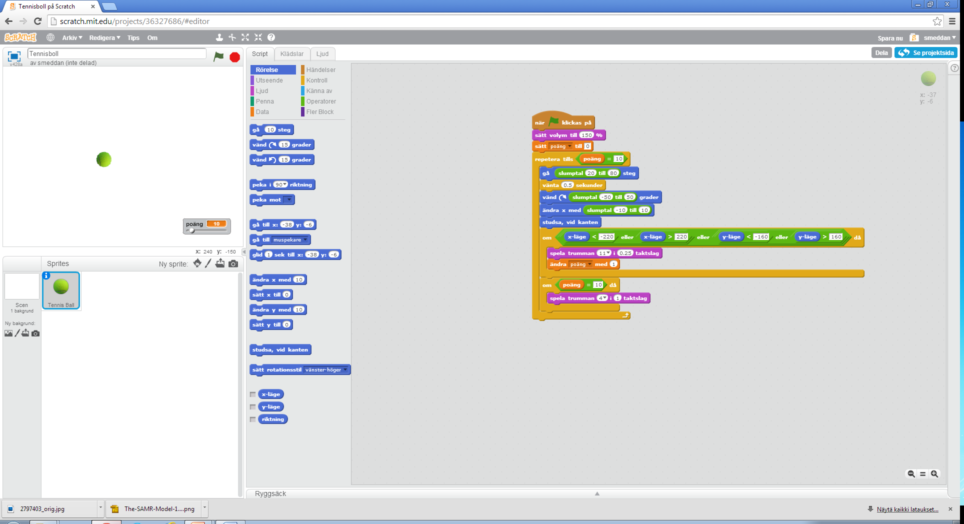 Scratch en visuell