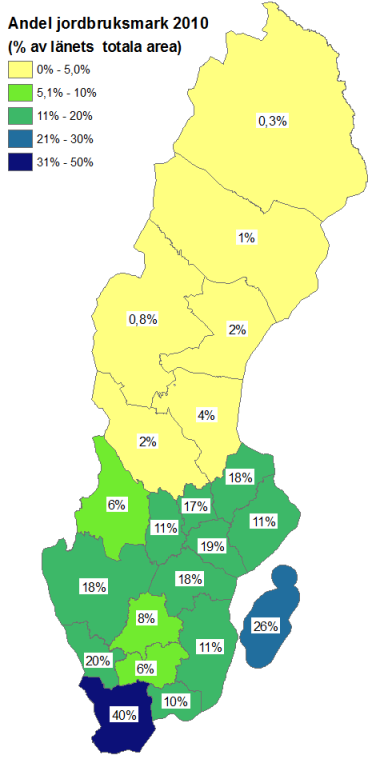 ionala trender, där fyndfrekvensen visas för de vanligaste substanserna i Sveriges landsdelar (med Götaland uppdelad i tre regioner).
