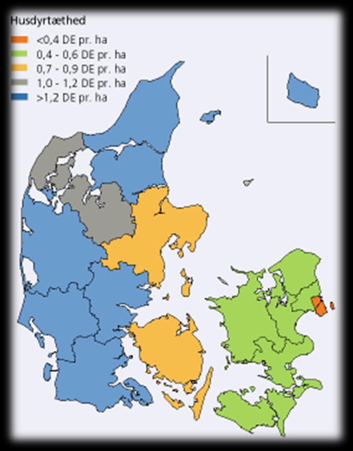 Bakgrundsfakta Befolkningstäthet 126 pers/km 2 (Sverige 20 pers/km