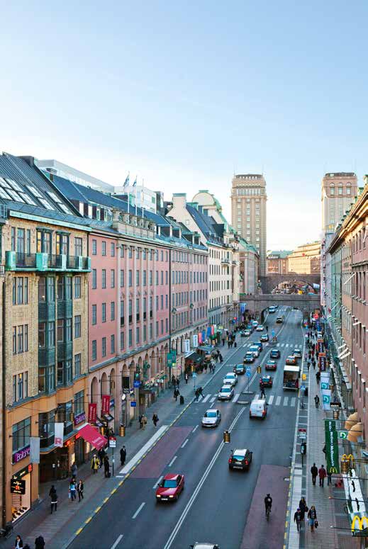 STOCKHOLMS INNERSTAD Stockholms innerstad är den största kontorsmarknaden i Norden och Fabege är en av de största fastighetsägarna.