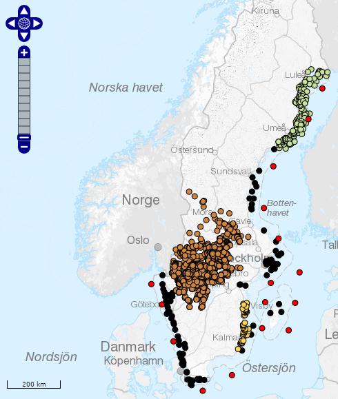 2004 2005 2006 2006: Nytt datavärdskap för metaller och miljögifter i sediment inrättas Valet föll på SGU.