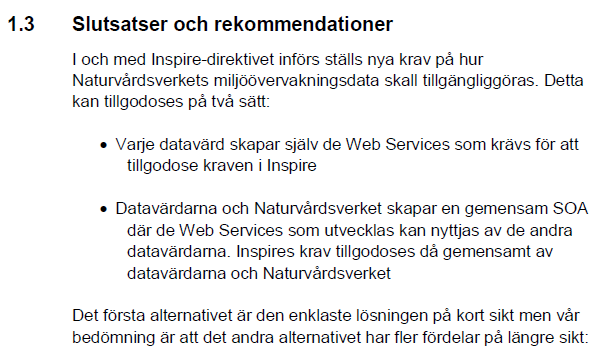 2004 2005 2006 2007 2008 2009 2009: SWECO:s rapport Datavärdars