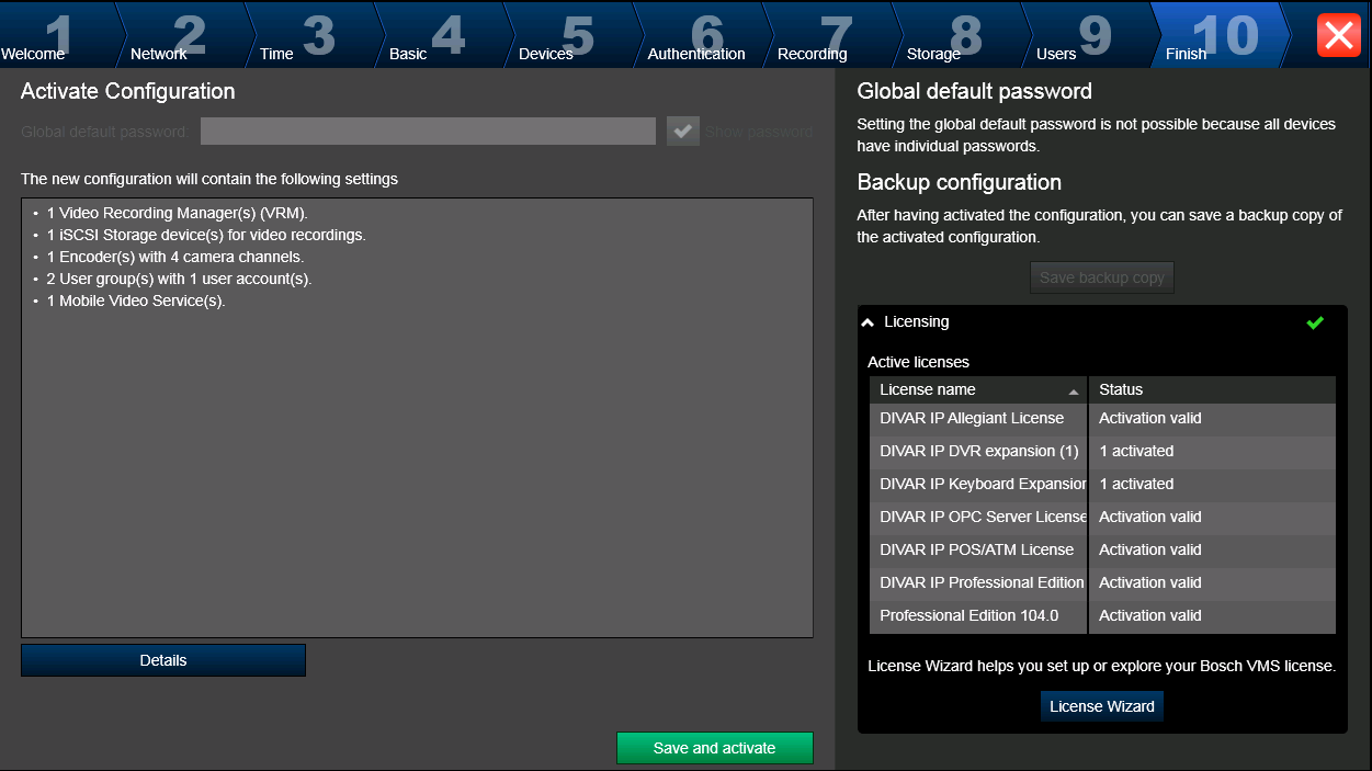 82 sv Komma igång Bosch Video Management System Sidan Users Du kan lägga till användare och lösenord. Använd Configuration Client för att lägga till användargrupper och ändra behörigheter.