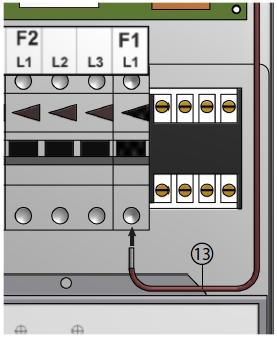 Sida 7 Kabel nr 13 En kabel i härvan (nr 13) som utgår från kontakt A2 har fri ända (ändstift).