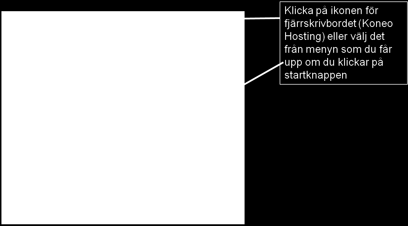 4 (26) 2. Instruktion för hur man loggar in när man sitter på kontoret 1.