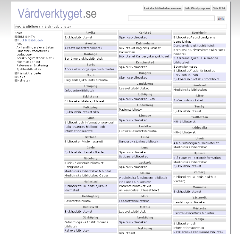 Biblioteksstatistik 2010 Sjukhusbibliotek Inledning I detta kapitel redovisas huvudresultaten av den enkät som sjukhusbiblioteken besvarade.