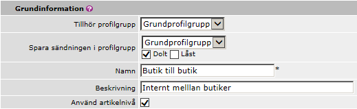 3 1 Artikelregister 1.1 Vad är artikelregister? I Unifaun Online finns det möjlighet att administrera ett artikelregister.