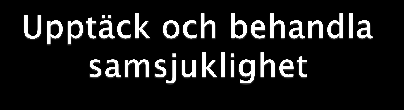 Behandla tvång - SSRI ADHD Ritalin/Concerta, om inte för lågt BMI