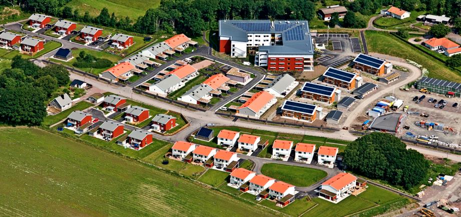 Eksta fastighetsbolag Vallda Heberg, Kungsbacka Svenskt världsrekord i solenergi, 40% av