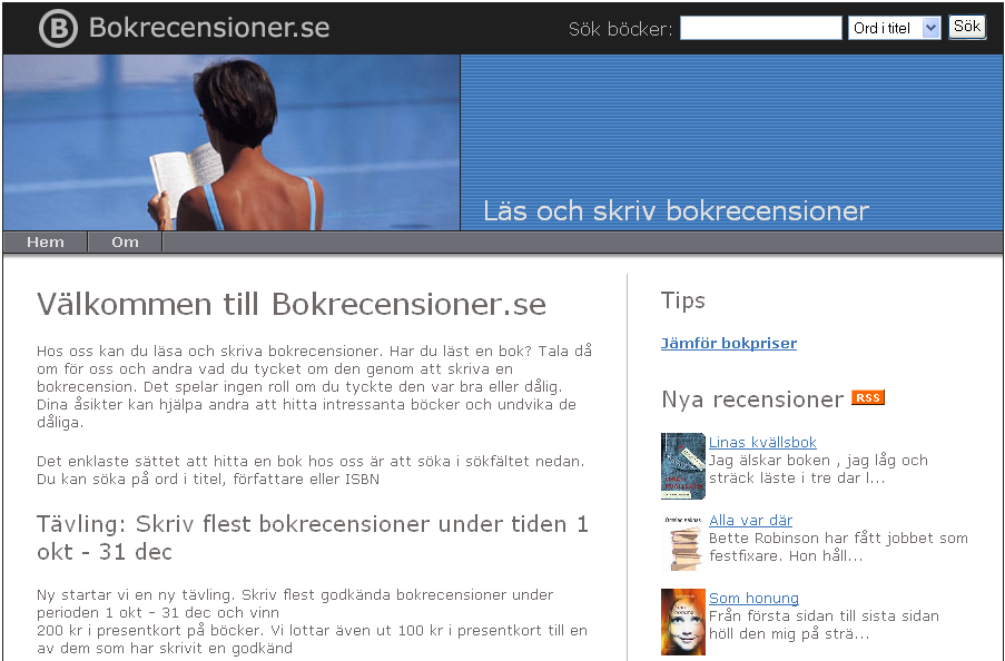 B. Böcker Det finns förmodligen inget bättre ställe att läsa och skriva bokrecensioner på än på nätet. Här når du ut till den breda publiken och kan dessutom diskutera och få tips av andra bokslukare.