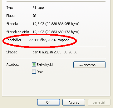 Dagens tekniska stöd genererade ca 30 000 filer och 4000 mappar enbart i en av landstingets divisioner (2003!). Risker?