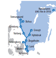 Nät och nätanslutning 4.1 Nät 4.1.1 Det svenska naturgasnätet Naturgasmarknaden har till sin funktion många likheter med elmarknaden, även om nätet är en av de punkter som uppvisar väsentliga skillnader.