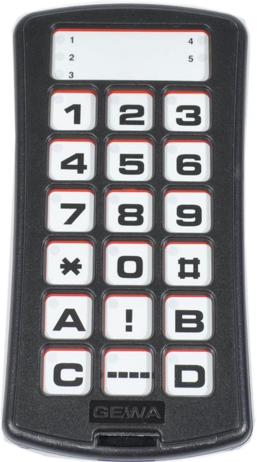 Manual Gewa Control 18 SE: IR-sändare GB: