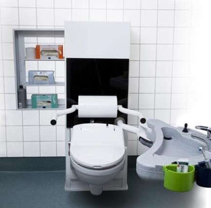 Projektet resulterade i en produkt som integrerar toalettfunktionen med handfatet och på så vis utnyttjar ytan effektivt.