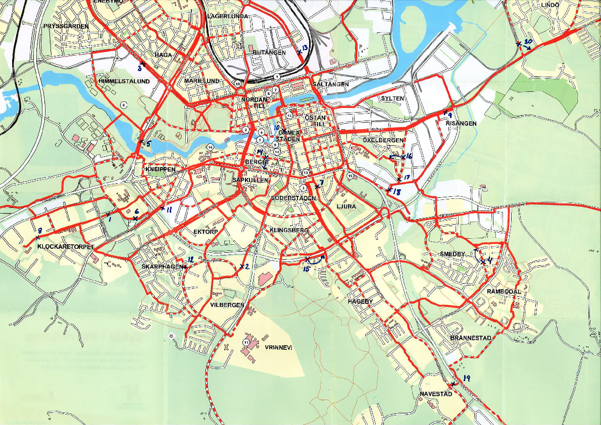 4 Resultat av metodtester och utvärdering av cykelräkningar 4.1 