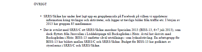 BILAGA 5. SRRS/SKÅNE 5.1.
