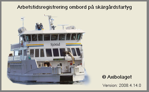 Om det är första gången programmet startas kommer