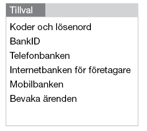 Klicka Fortsätt. 2 Skriv in ditt personnummer och välj Säkerhetsdosan i listan vid Logga in med. Klicka på fortsätt. 2 Starta BankID-appen i din smartphone eller surfplatta och tryck din säkerhetskod.