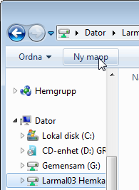 Utforskaren Utforskaren Det som utmärker Utforskaren är att den ger en tydlig översikt av systemet.