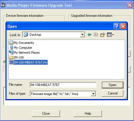 Anslut spelaren till datorn after att installationen är slutförd. 2. Kör Media Player Utilities 1.