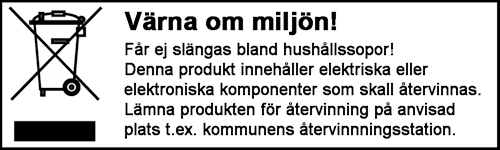 ORS SVENSKA Med reservation för tryckfel och konstruktionsändringar som