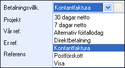FÖRSÄLJNING & FAKTURERING PDF-kopia För att du alltid ska ha möjlighet att skriva ut en ny kopia kan du även spara en PDF-kopia av fakturan.
