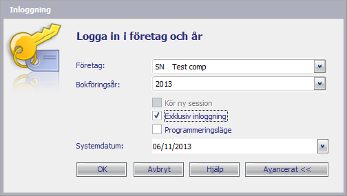 1. Avsluta all registrering på gamla perioden (året). 2. Skriv ut all statistik som ni önskar spara i alla moduler. 3. Avbryt all registrering även i nya perioden (året) 4.