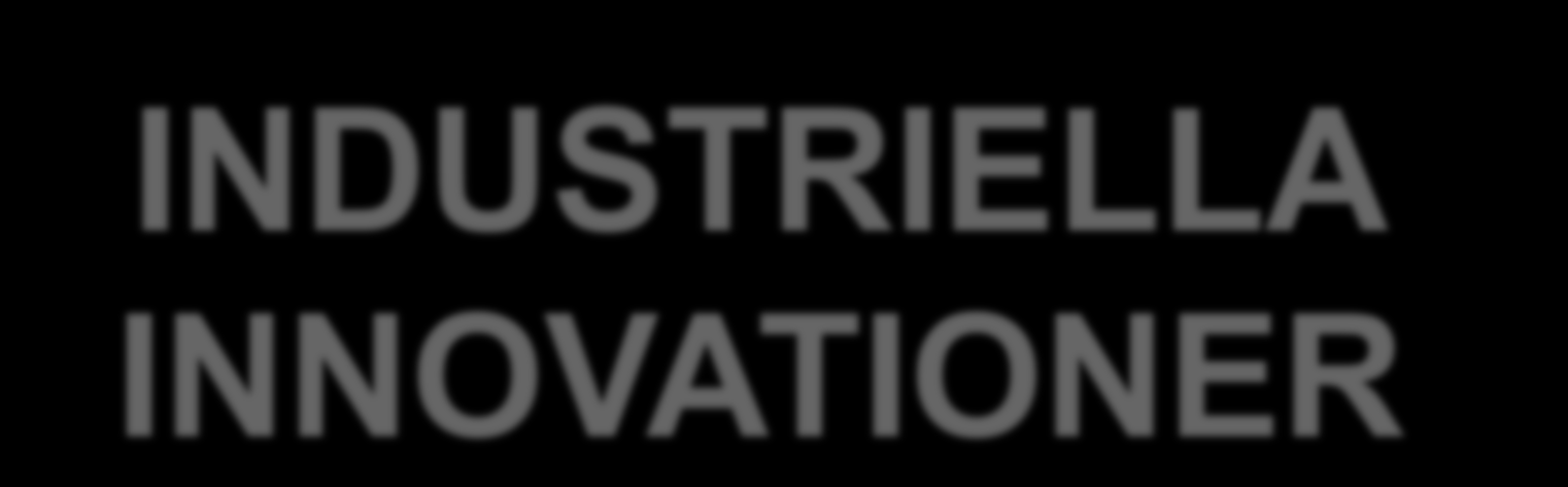 DEN STORA BILDEN UTBUD EFTER- FRÅGAN INDUSTRIELLA INNOVATIONER Page: 13