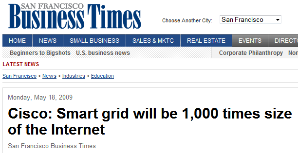 ..at least 20 billion connected devices by 2020 and a 300-fold increase in traffic... John Woodget, global director, telecoms sector, Intel (2009).