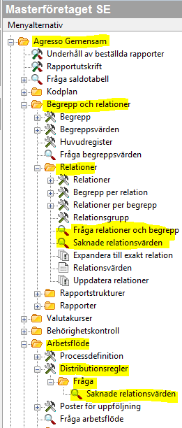 6.3 Frågor i Self Service Under Inköp/Inköpsfakturor i menyn finns frågorna Fråga arbetsflöde inkommande fakturor och Logg arbetsflöde inkommande fakturor som motsvarar frågorna i Smart Client.