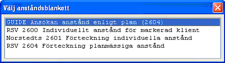 Sida 4 av 6 Guidad hjälp, steg för steg Gå till förteckning i klientdatabasen, klicka på knappen Anstånd.