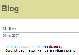 Blogg i FirstClass Denna manual beskriver hur man skapar och använder en blogg i FirstClass. En blogg är en webbaserat dagbok. Nu ska du öppna din Webbpubliceringsmapp som du har i FirstClass.